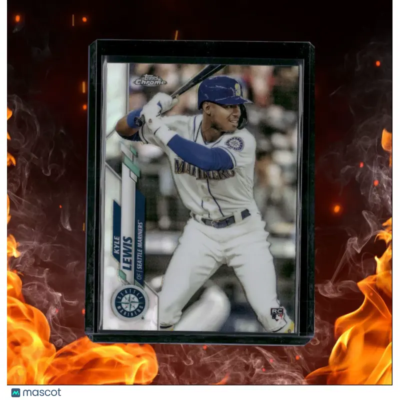 2020 Topps Chrome Kyle Lewis Refractor Rookie #186