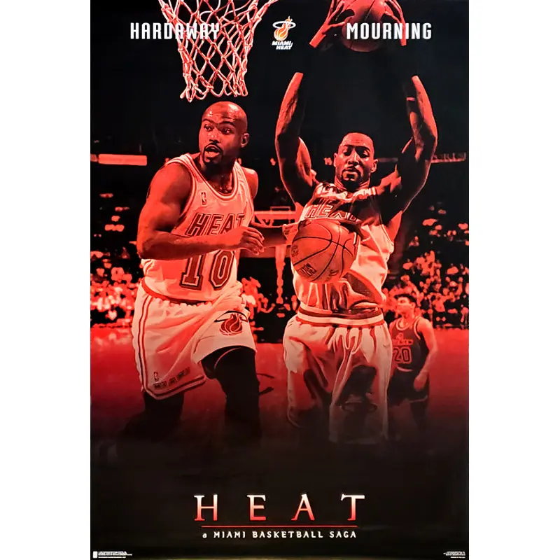Miami Heat "Basketball Saga" (Tim Hardaway, Alonzo Mourning) - Costacos 1996