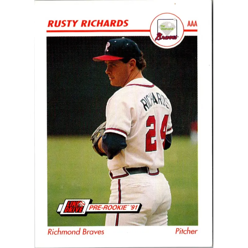 1991 Line Drive AAA Rusty Richards #439