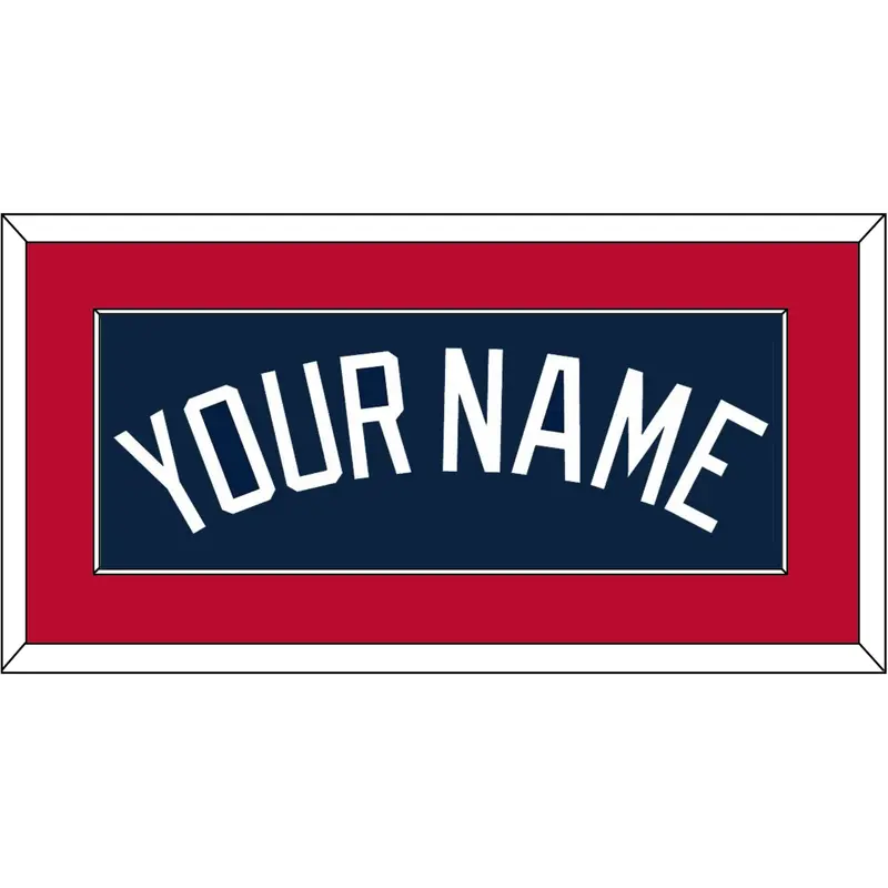 Atlanta Name - Alternate Road Blue - Single Mat 2