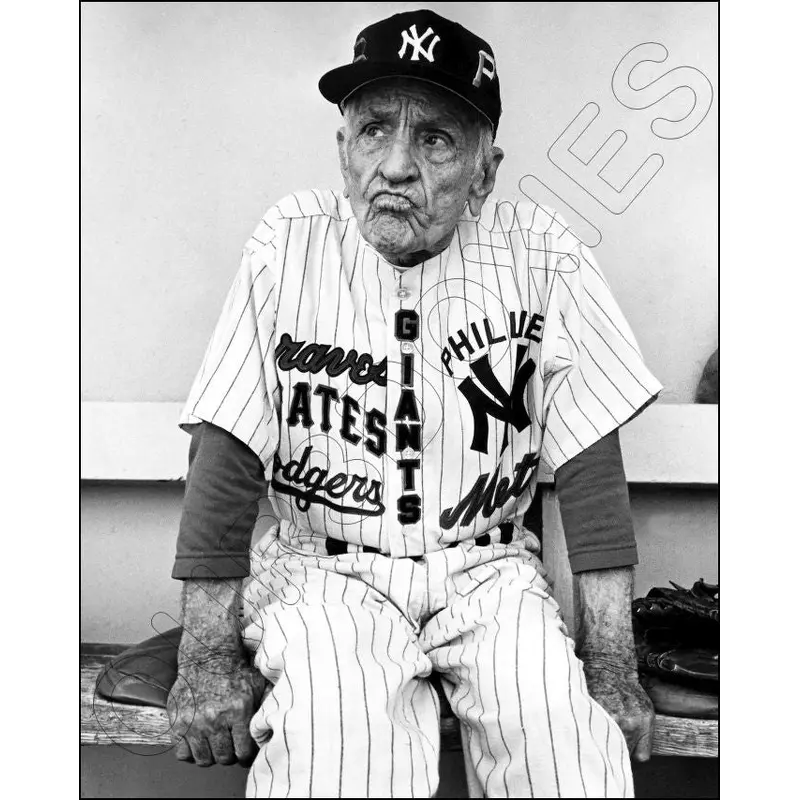Casey Stengel 8X10 Photo - Yankees Pirates Dodgers Phillies Mets - 1403