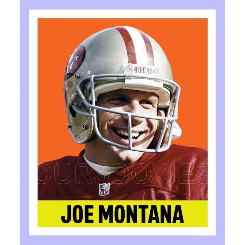 Joe Montana 1948 Leaf Custom Card - 3962