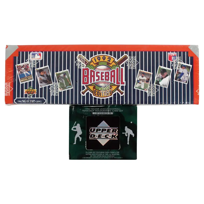 1992 Upper Deck MLB Factory Sealed Complete Set w/ 1992 Team MVP Holographic Set