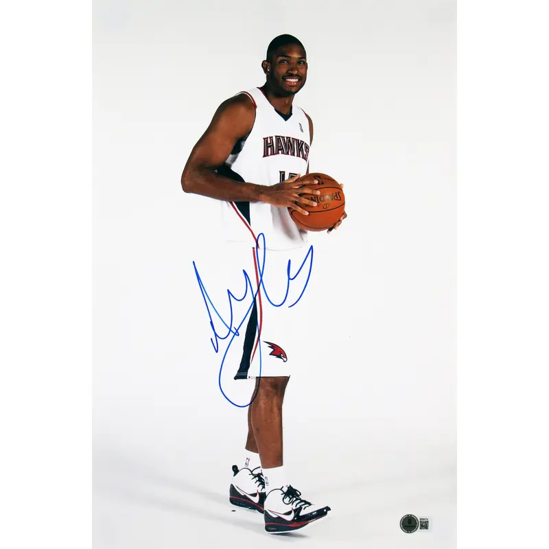 Hawks Al Horford Authentic Signed 12x18 Photo Autographed BAS #BR84174