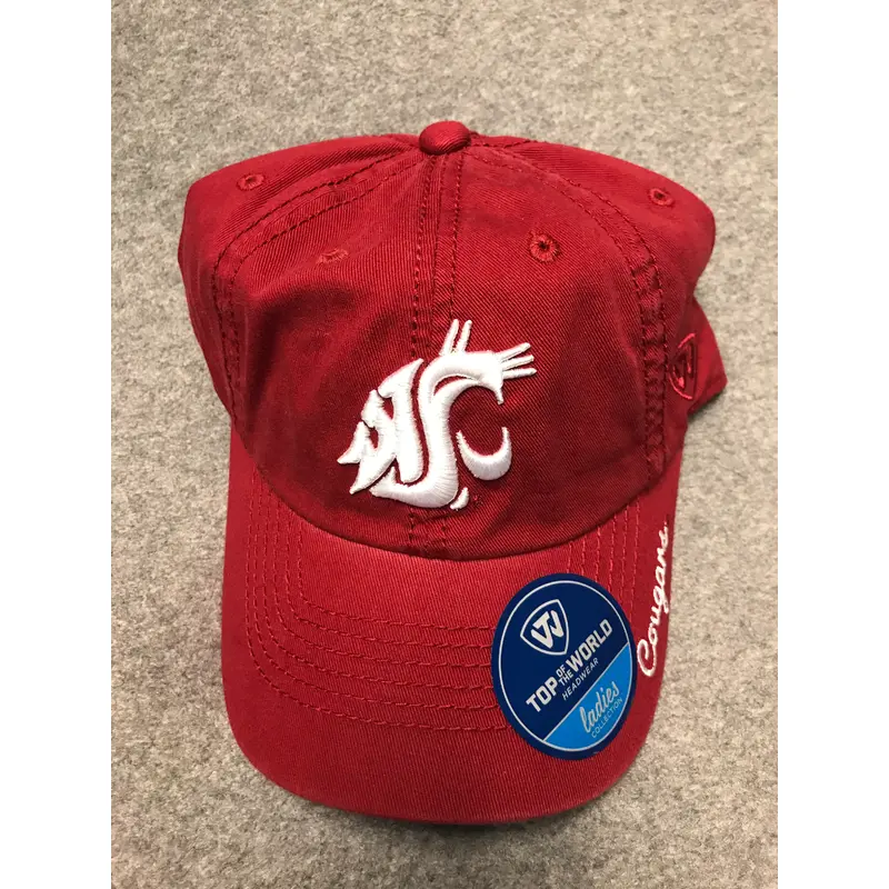 Women's Crimson with White Coug Logo Hat