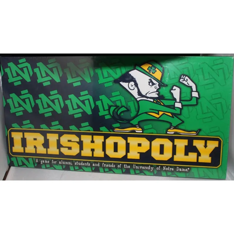 Notre Dame Irishopoly Board Game, New Sealed