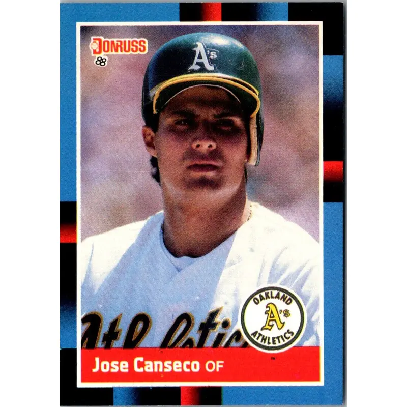 1988 Donruss Oakland Athletics Team Collection Jose Canseco #302