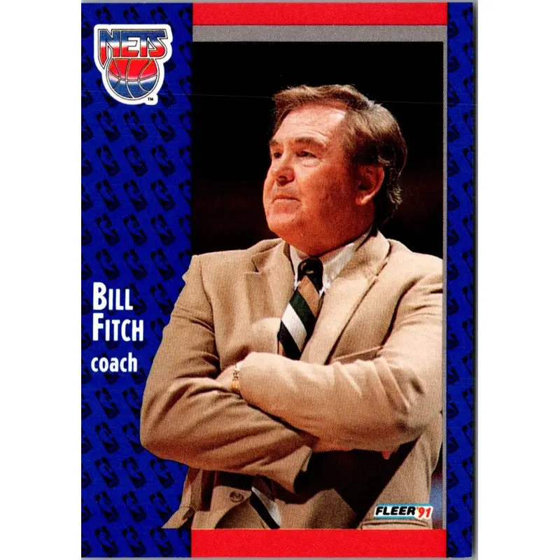1991 Fleer Bill Fitch #132