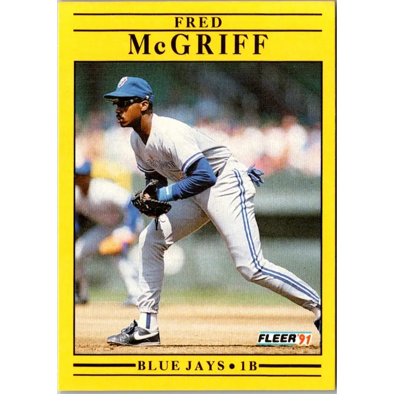 1991 Fleer Fred Mcgriff #180