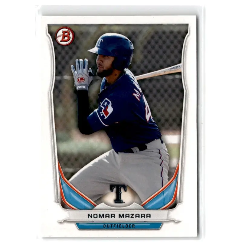 2014 Bowman Draft Picks & Prospects Top Nomar Mazara #TP-90