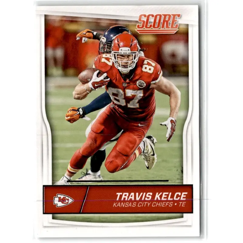 2016 Score Scorecard Travis Kelce #163