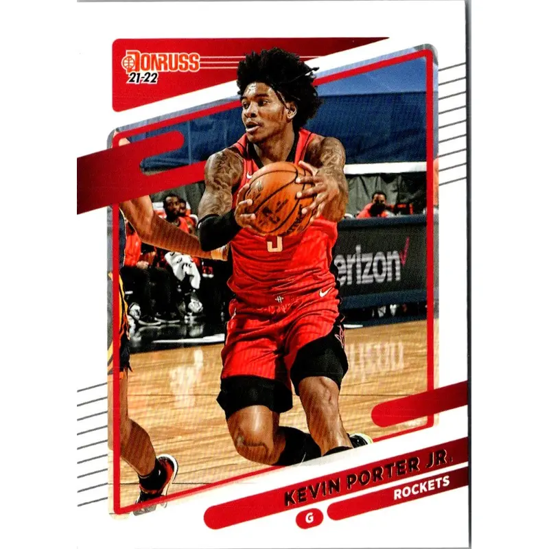 2021 Donruss Holo Red and Gold Laser Kevin Porter Jr. #191