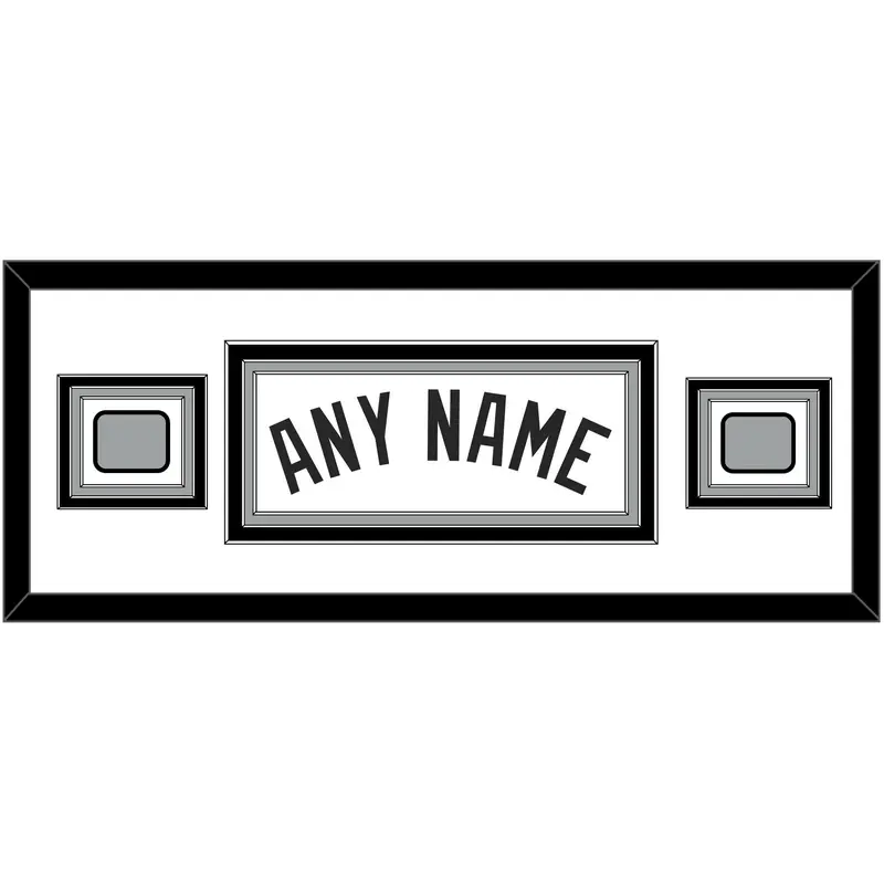 San Antonio Name With 2 Champions Trophy Patches - Home White (1989-2002) - Triple Mat 2