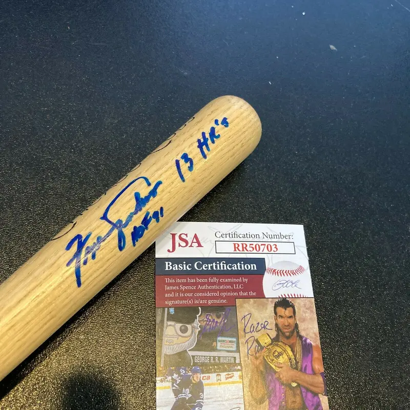 Fergie Jenkins Signed Louisville Slugger Mini Baseball Bat Chicago Cubs JSA