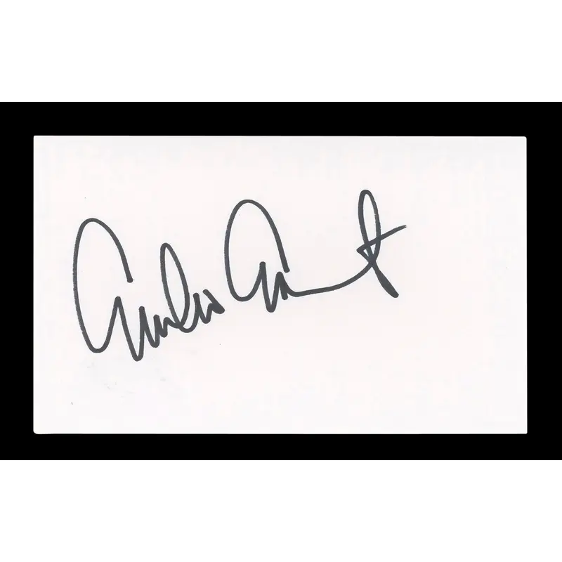 Emilio Estevez The Breakfast Club Signed 3x5 Index Card Autographed BAS #BM57007