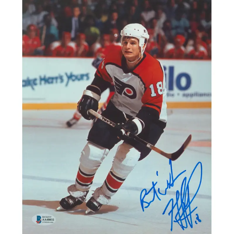 Flyers Mike Ricci Authentic Signed 8x10 Photo Autographed BAS #AA48032