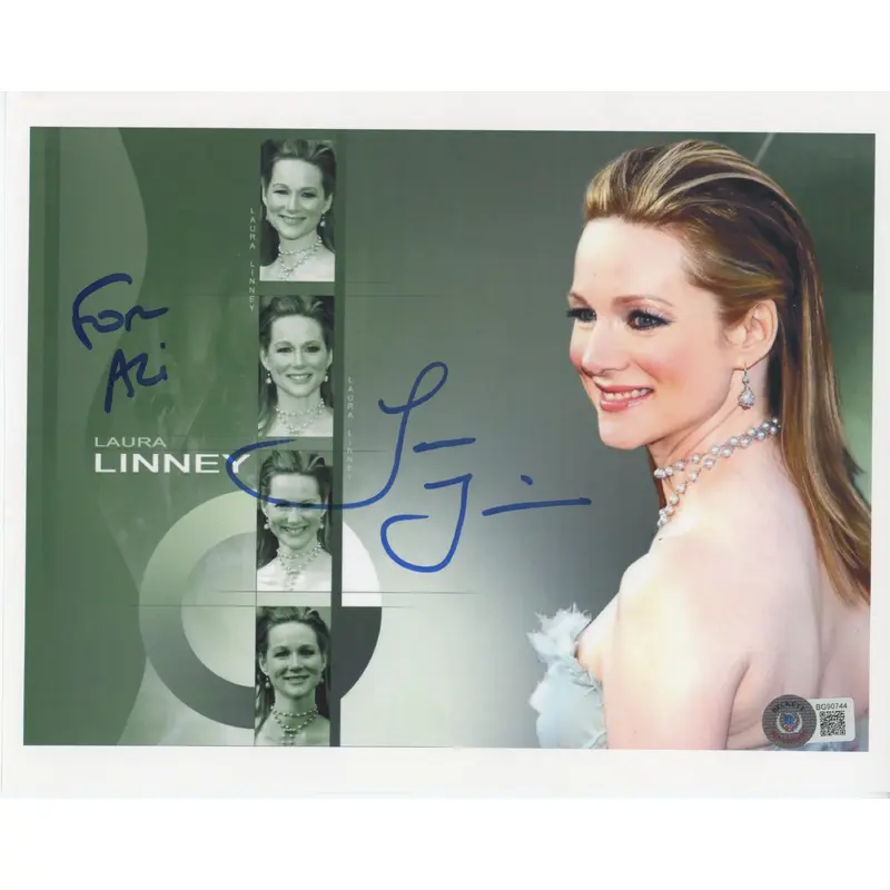 Laura Linney Ozark "For Ali" Authentic Signed 8x10 Photo BAS #BG90744