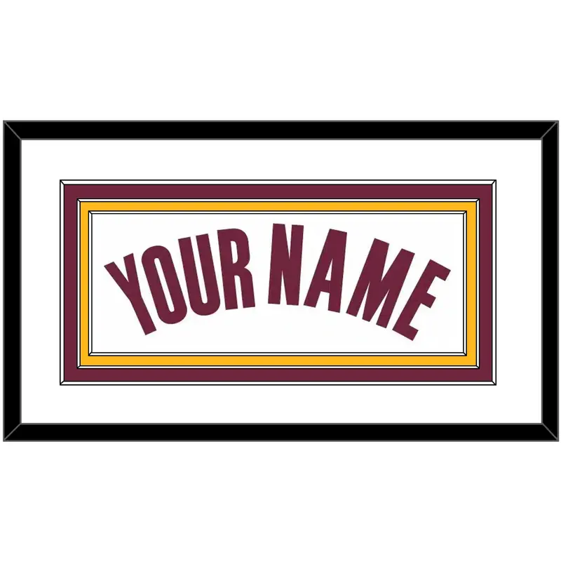 Cleveland Name - Home White (2010-2017) - Triple Mat 1