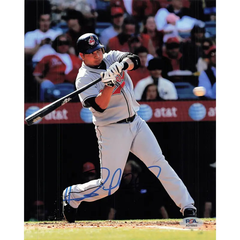 Jhonny Peralta signed 8x10 photo PSA/DNA Indians Autographed