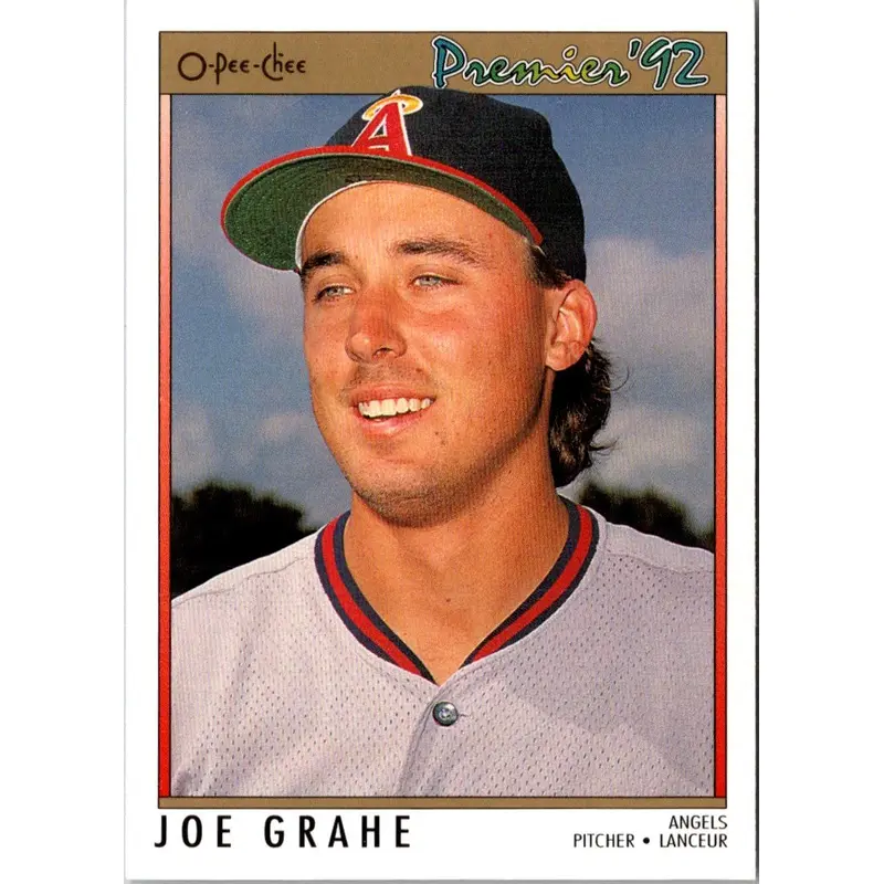 1992 O-Pee-Chee Premier Joe Grahe #158