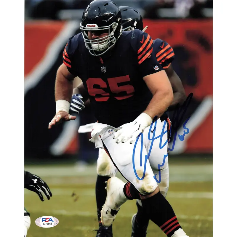 CODY WHITEHAIR Signed 8x10 photo PSA/DNA Chicago Bears Autographed