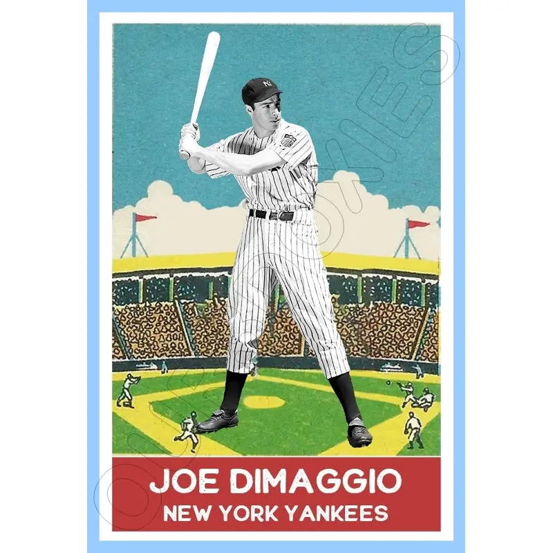Joe Dimaggio 1933 DeLong Custom Card - 4623