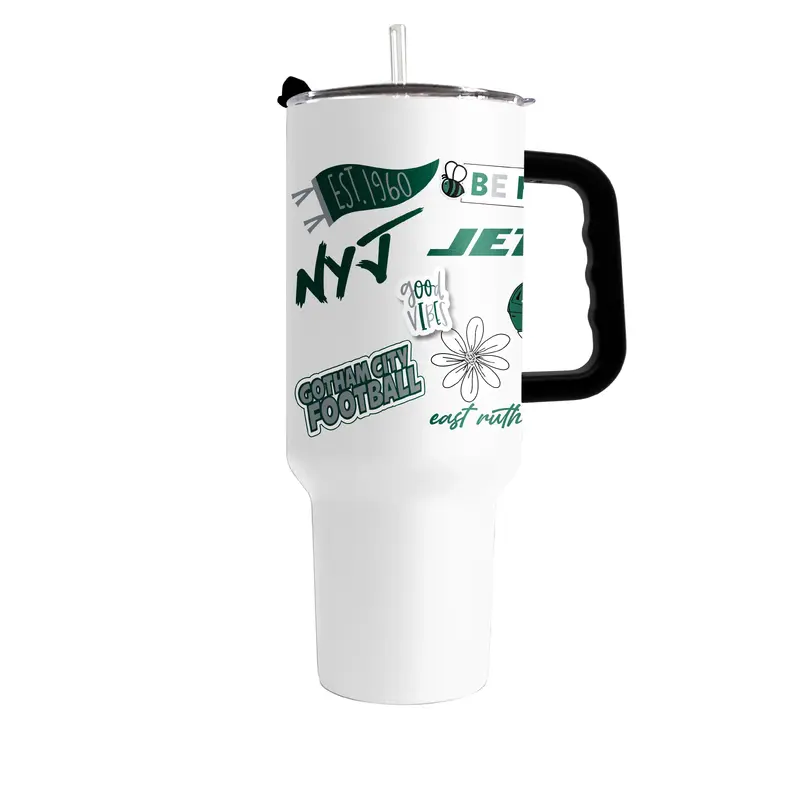 New York Jets 40oz Native Powder Coat Tumbler