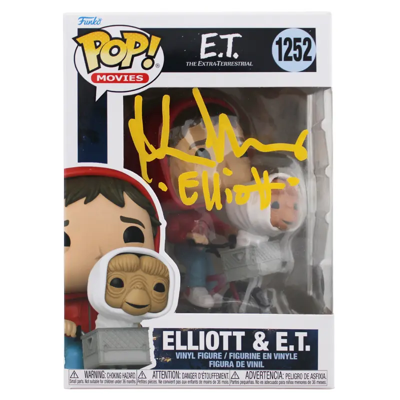 Henry Thomas E.T. "Elliott" Signed #1252 Funko Pop Vinyl Figure BAS 2