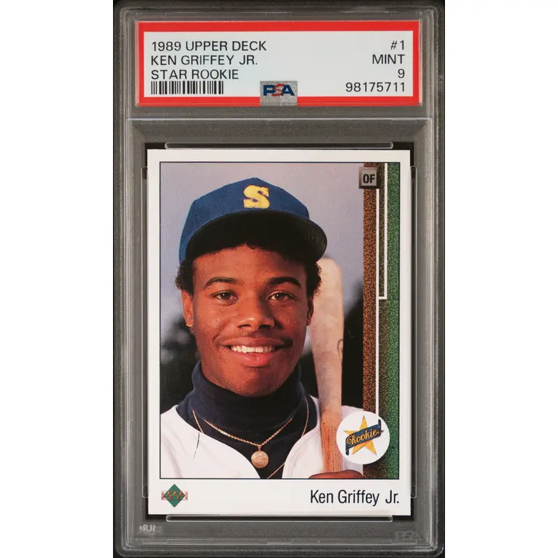 Ken Griffey Jr. 1989 Upper Deck Rookie #1 PSA 9 Mint 5711