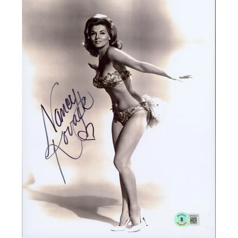 Nancy Kovack Jason and the Argonauts Signed 8x10 Sexy Photo BAS #BF06313