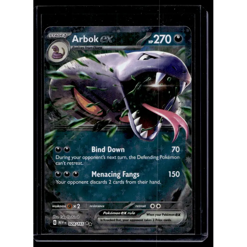 2023 Pokemon - Scarlet & Violet - 151 - Arbok ex #024