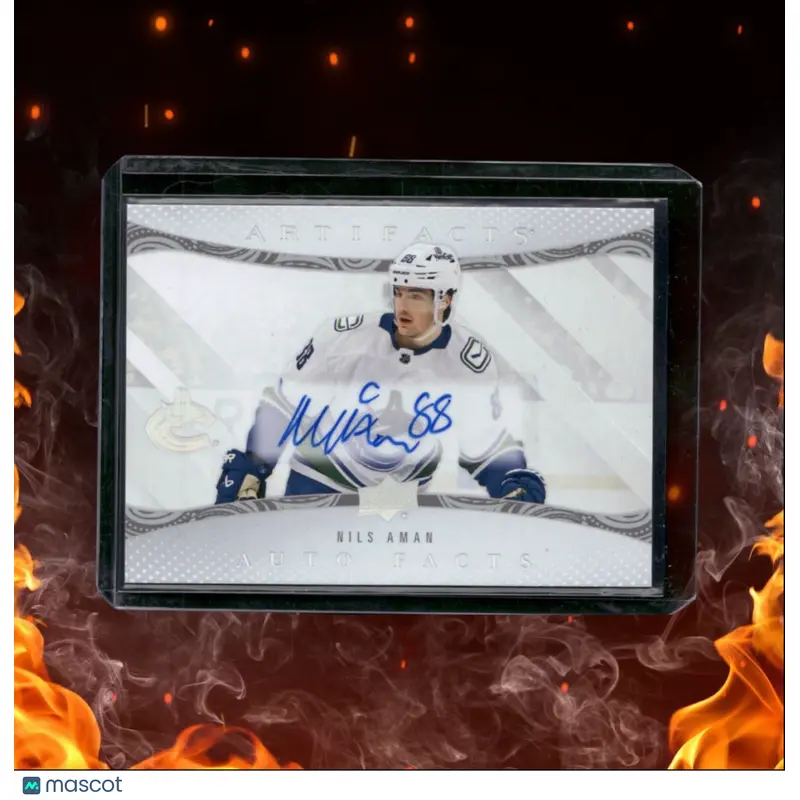 2024-25 Upper Deck Artifacts Nils Aman Facts Auto #AF-NA