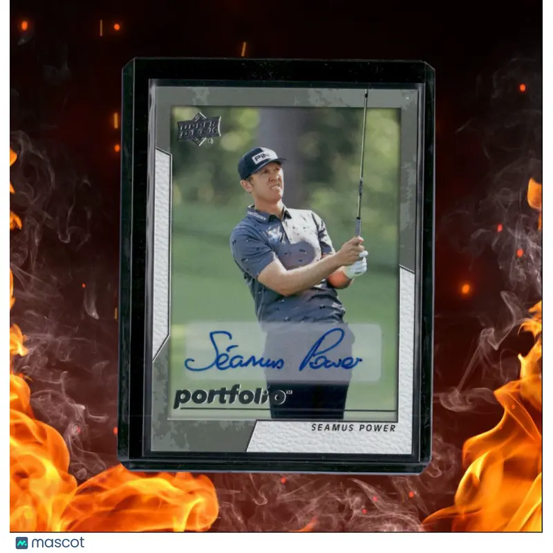 2024 Upper Deck Portfolio Golf Seamus Power Color Photos Auto #76
