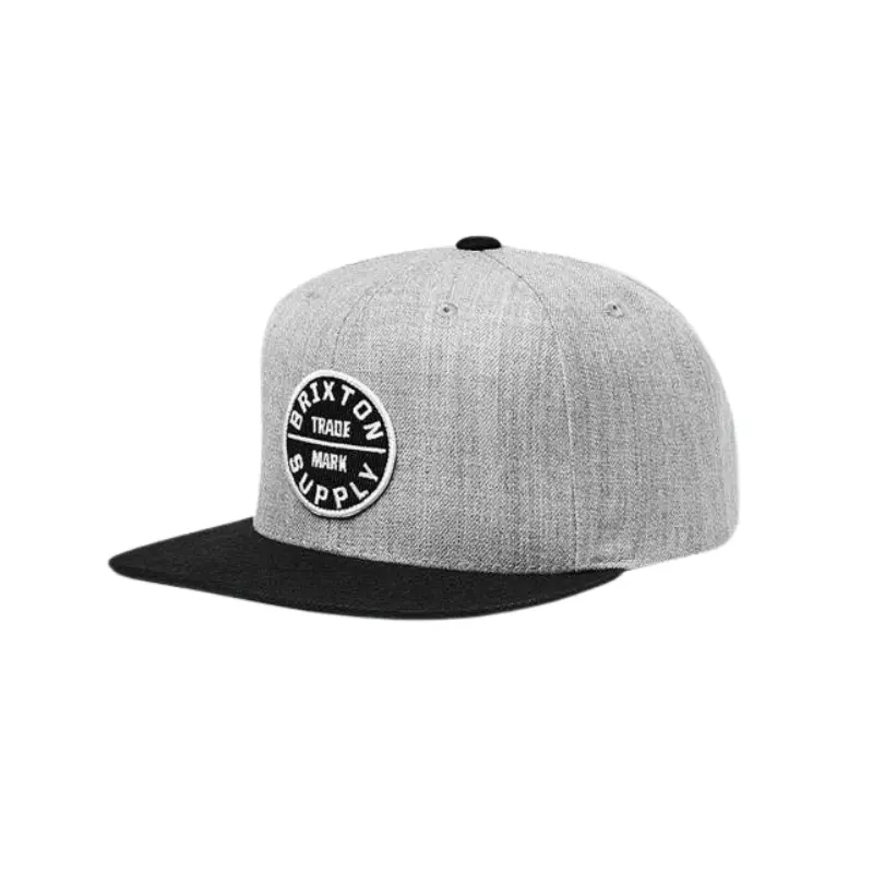 Oath III Snapback - Light Heather Grey/Black