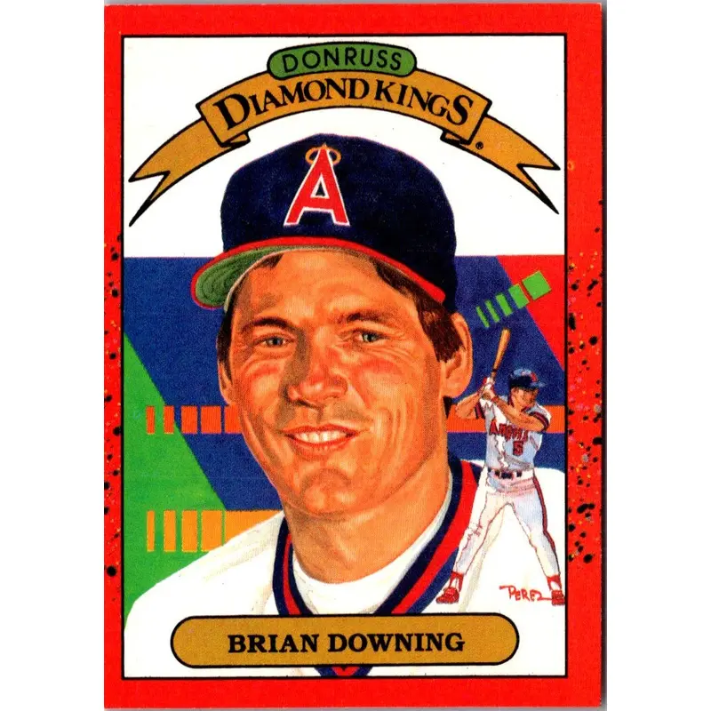 1990 Donruss Super Diamond Kings Brian Downing #10