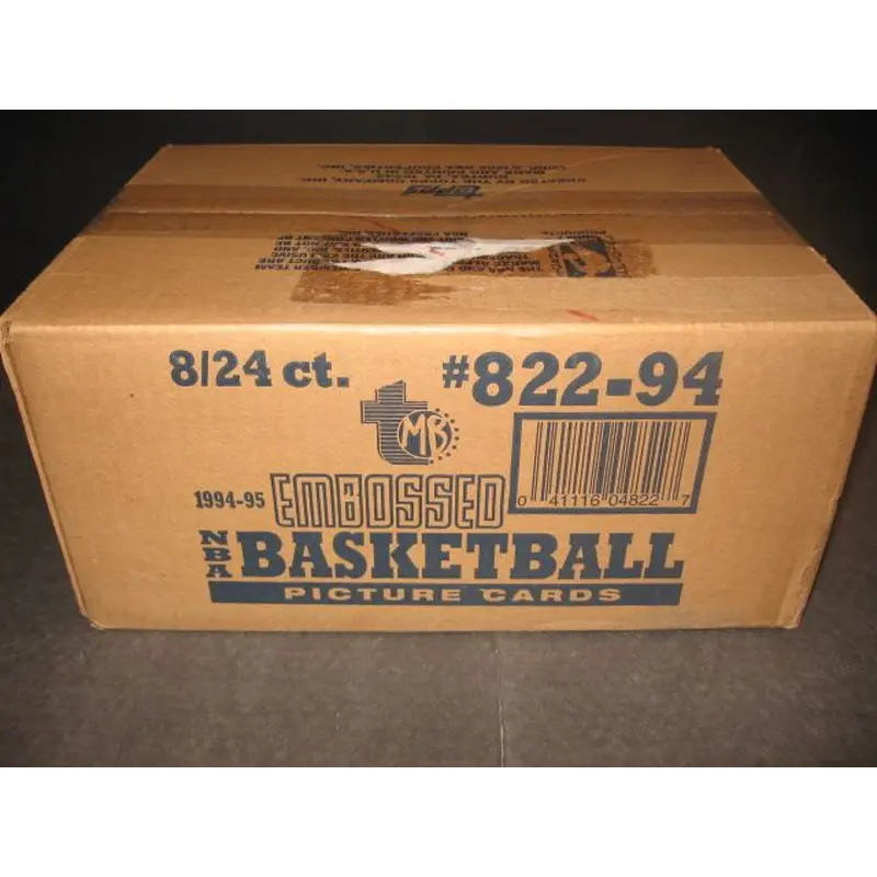 1994/95 Topps Embossed Basketball Case (8 Box)