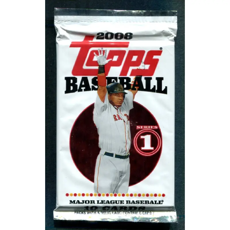 2008 Topps Baseball Unopened Series 1 Pack (10)