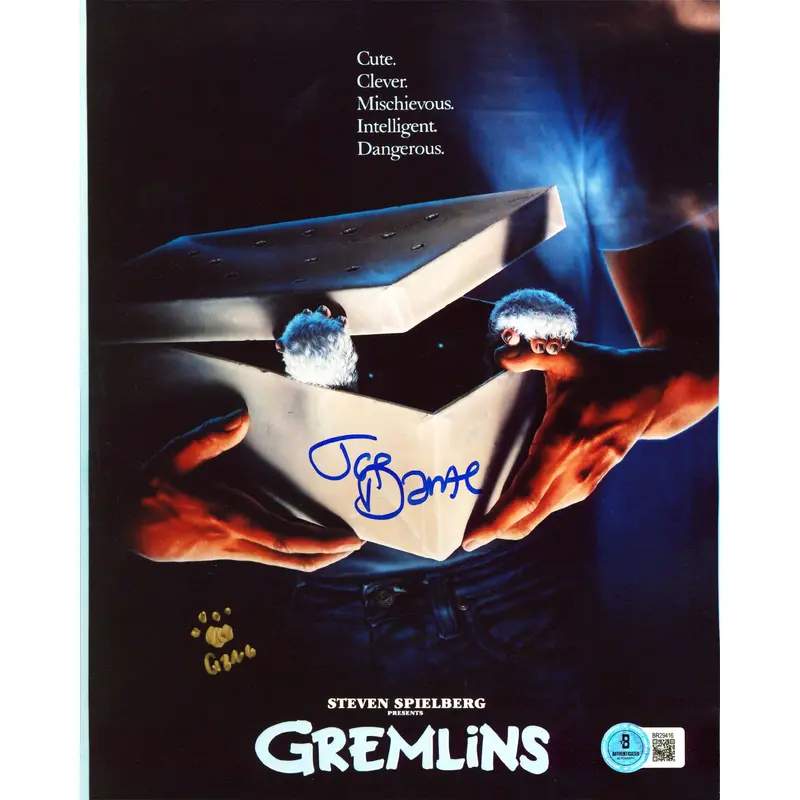 Joe Dante Gremlins "Gizmo" Authentic Signed 8x10 Vertical Photo BAS #BR29416