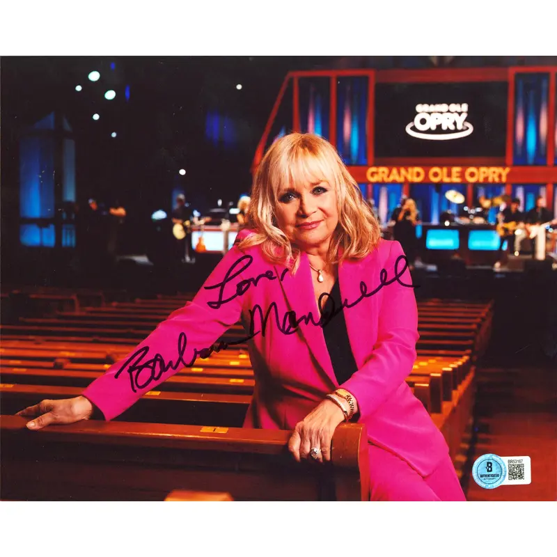 Barbara Mandrell "Love" Authentic Signed 8x10 Horizontal Photo BAS #BR53167