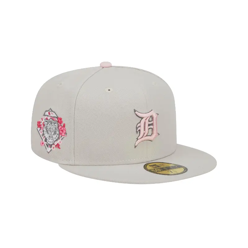 Mothers Day Detroit Tigers 59Fifty Fitted Cap - Stone/Pink