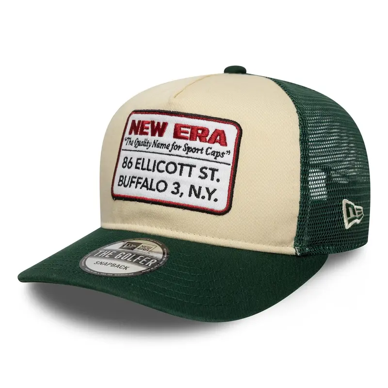 New Era Patch Light Beige 19TWENTY Adjustable Cap