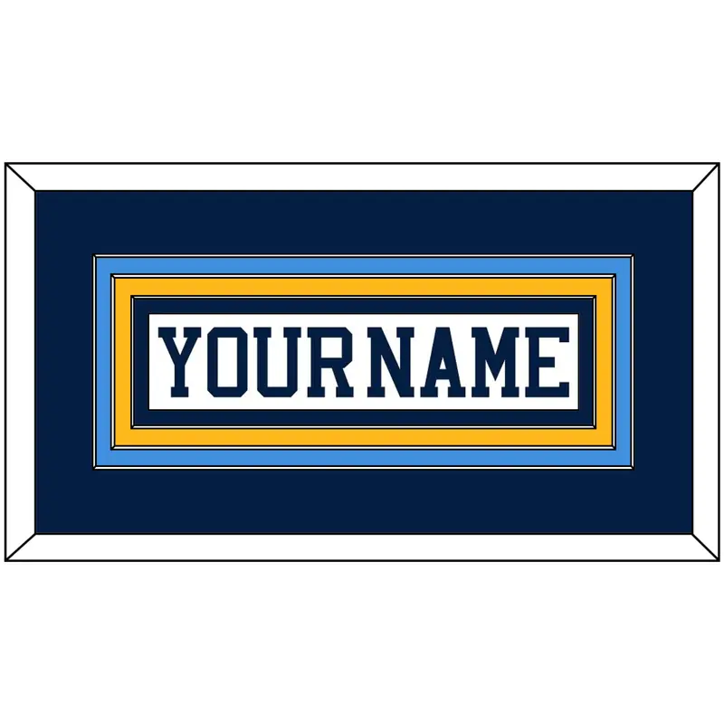 Pittsburgh Nameplate - Home White (1977-1980) - Triple Mat 3