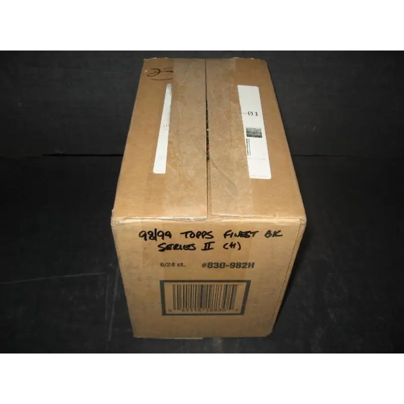 1998/99 Topps Finest Basketball Series 2 Case (Hobby) (6 Box)