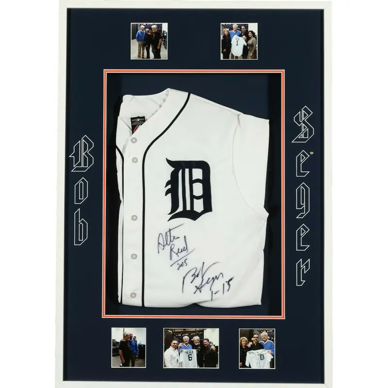 Bob Seger Signed Game Used Detroit Tigers Jersey From Al Kaline Estate JSA COA