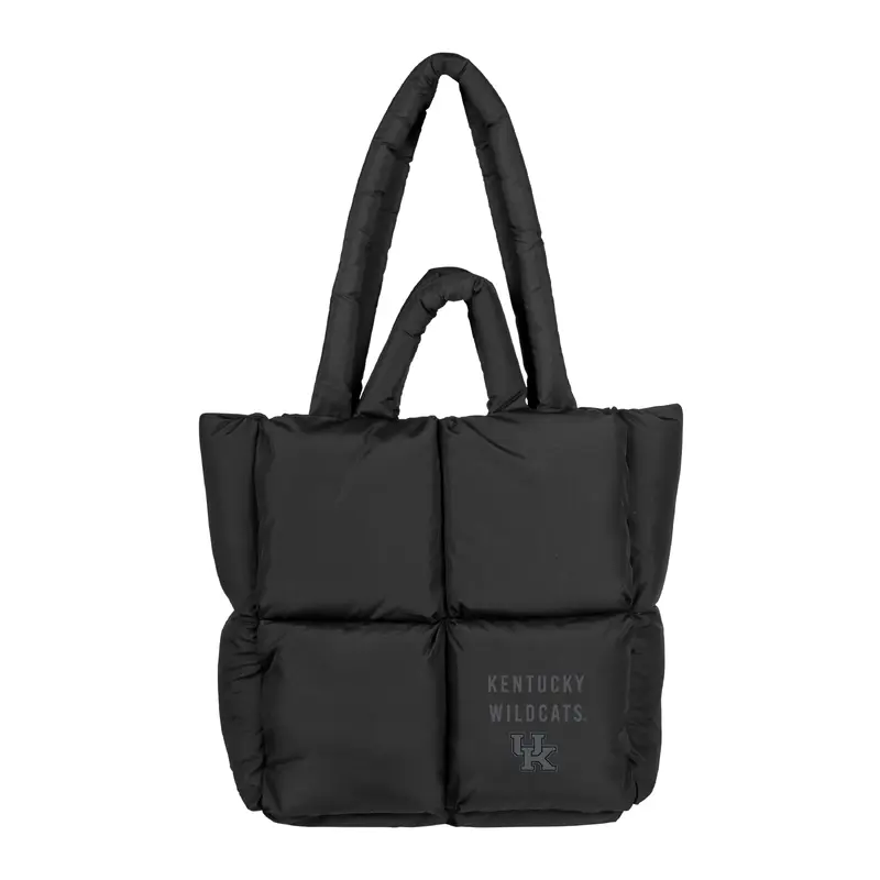 Kentucky Black Puff Tote