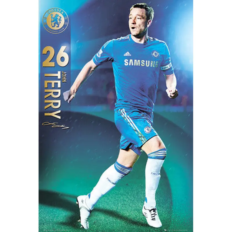 John Terry "Signature" Chelsea FC Action Poster - GB Eye 2012/13