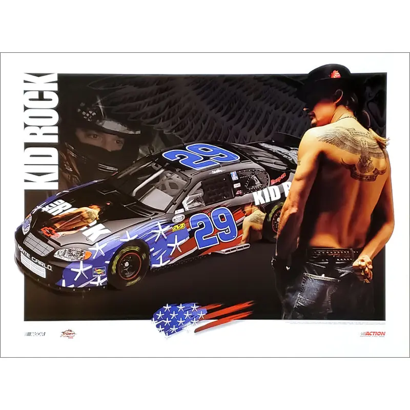 Kevin Harvick "Kid Rock 2004" NASCAR Racing Wall Poster - Action Collectables
