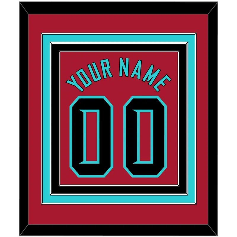Arizona Name & Number - Alternate Red - Triple Mat 2