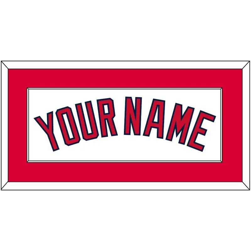 Cleveland Name - Home White - Single Mat 2