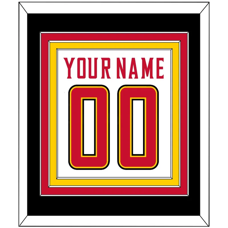 Maryland Basketball Name & Number - Home White (2013-2015) - Triple Mat 3
